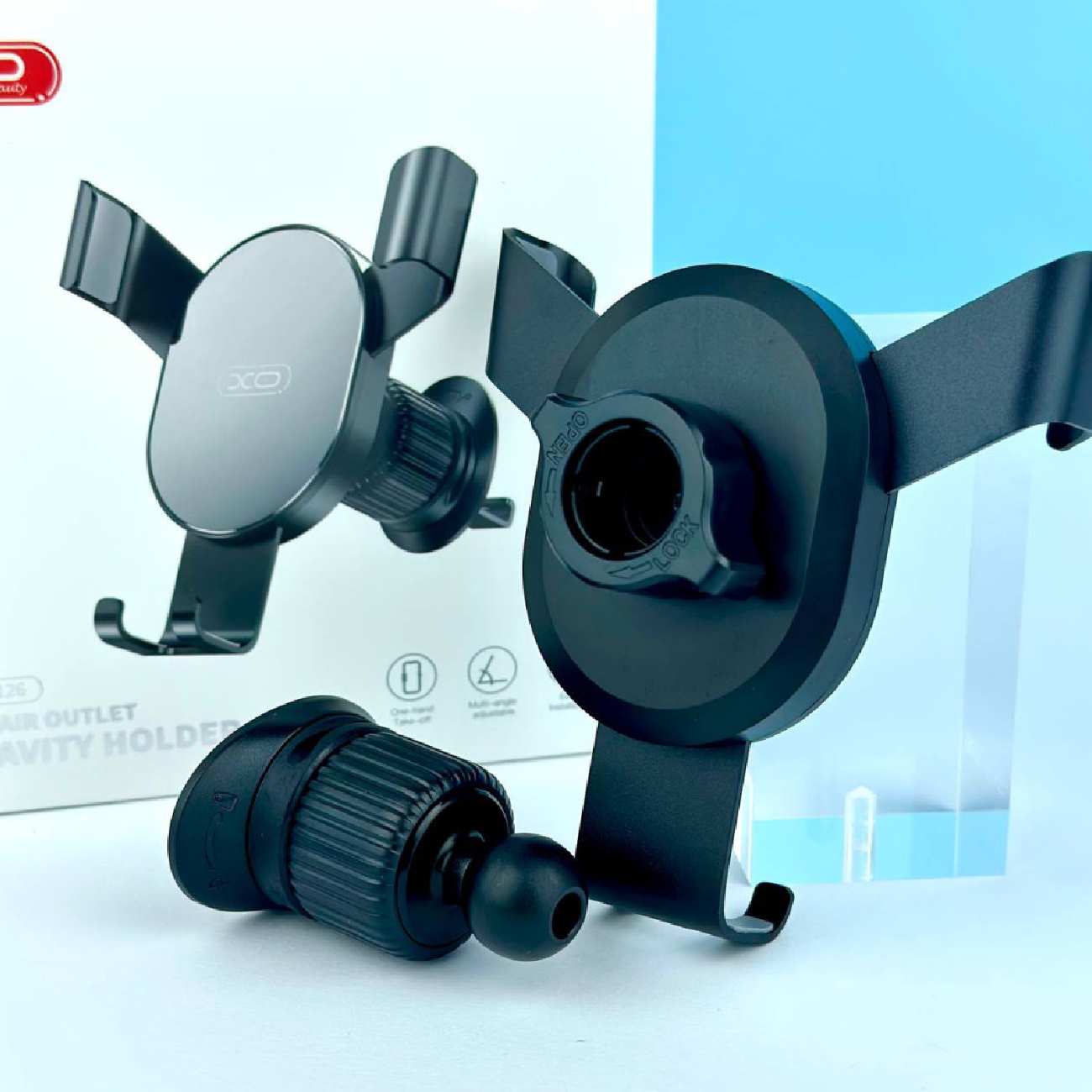 هولدر گوشی موبایل دریچه کولر خودرو ایکس او C126