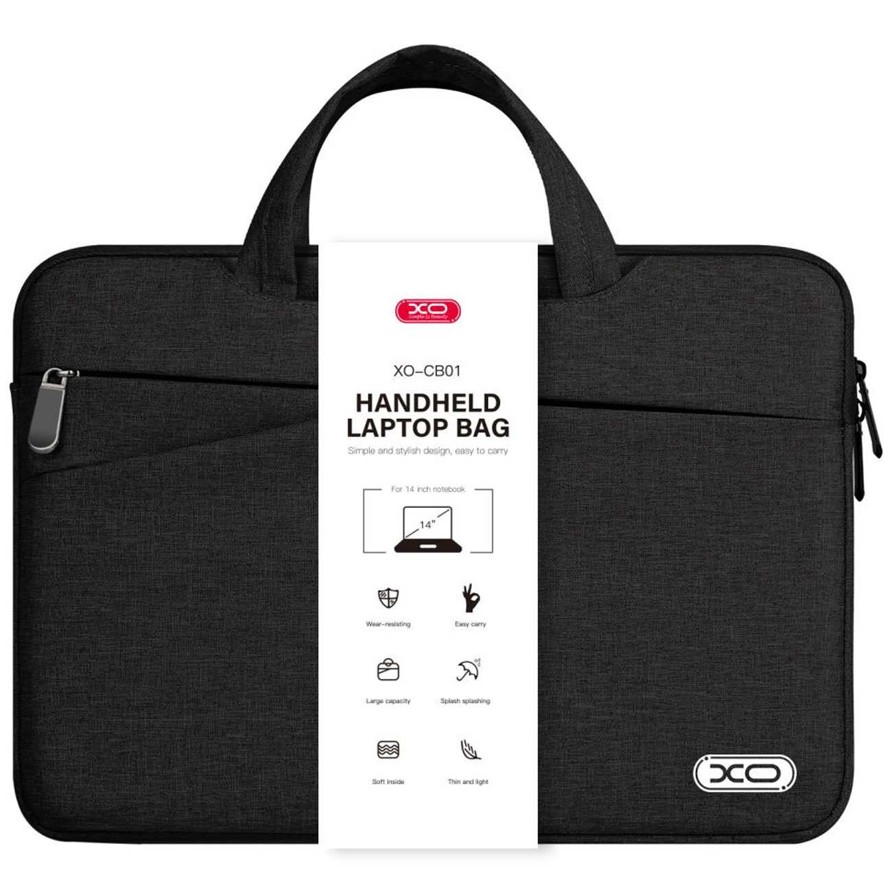 کیف دستی لپ تاپ 14 اینچ ایکس او CB01