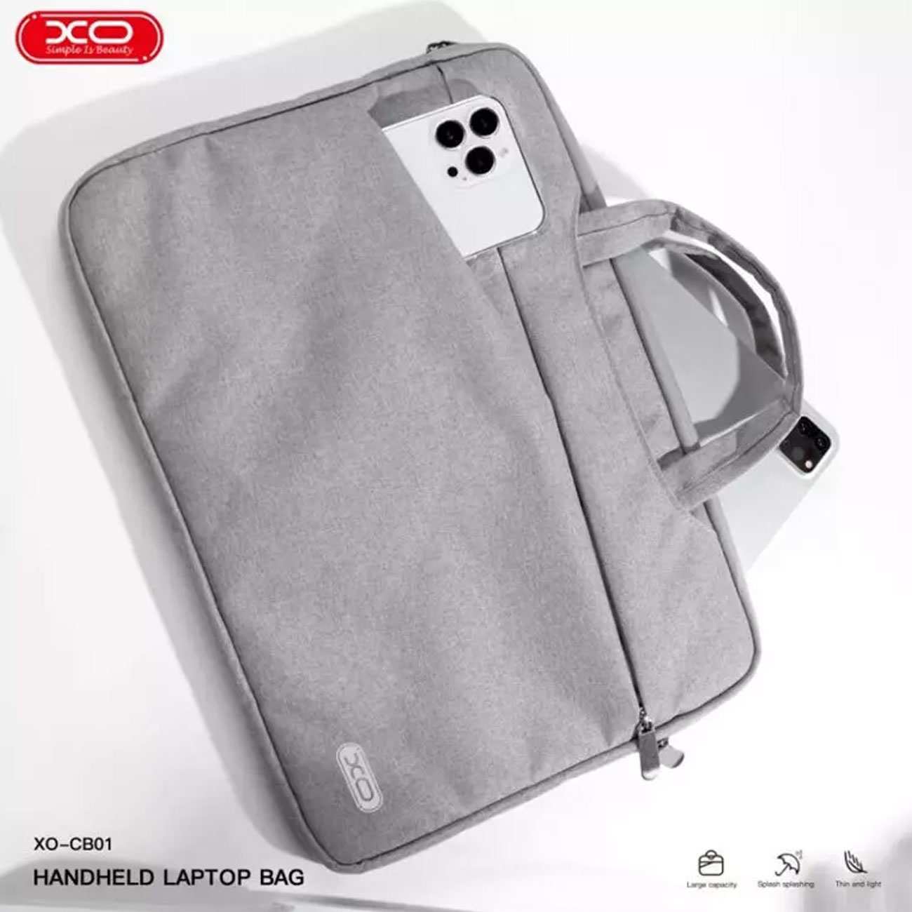 کیف دستی لپ تاپ 14 اینچ ایکس او CB01