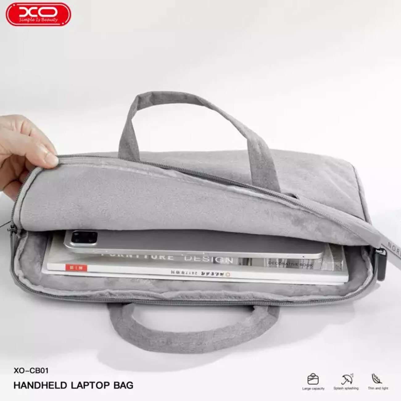 کیف دستی لپ تاپ 14 اینچ ایکس او CB01