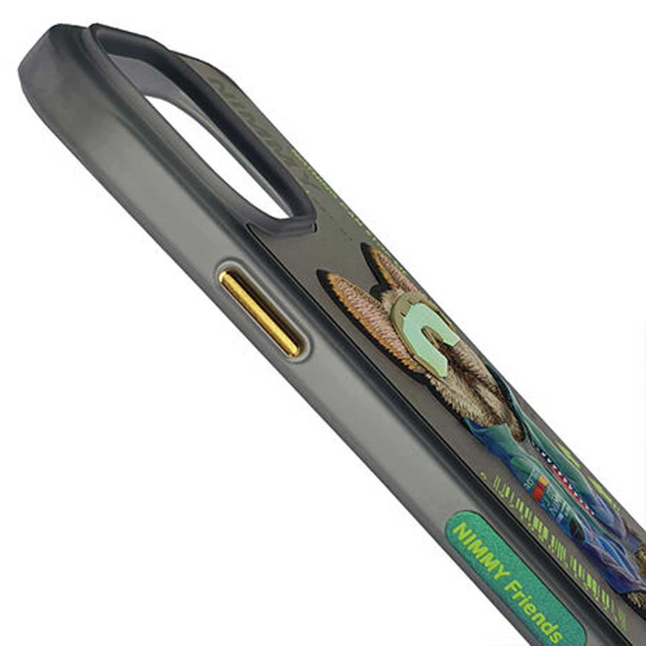 قاب محافظ گوشی آیفون 15 پرو طرح سگ با عینک واقعی نیمی YJ027-01