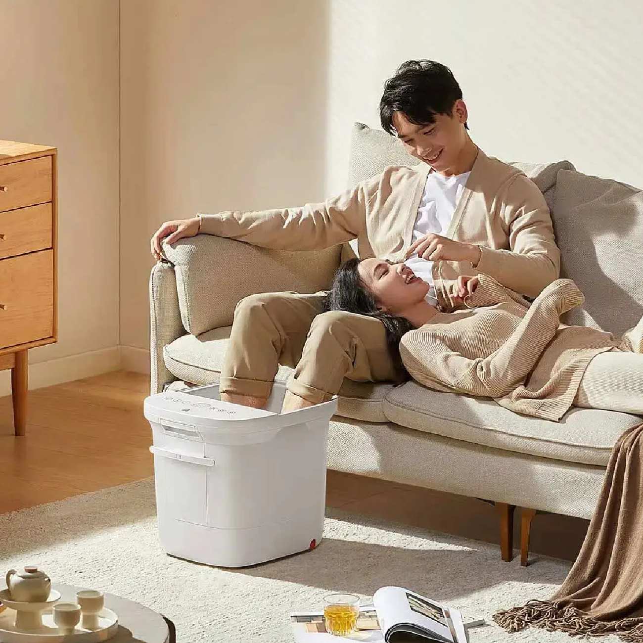 سطل حمام و ماساژور پا هوشمند میجیا شیائومی MJZYQ02XM