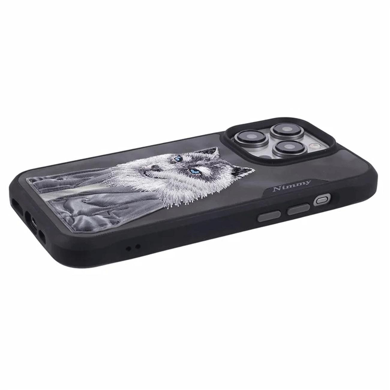 قاب محافظ گوشی آیفون 15 پرو طرح گرگ نیمی