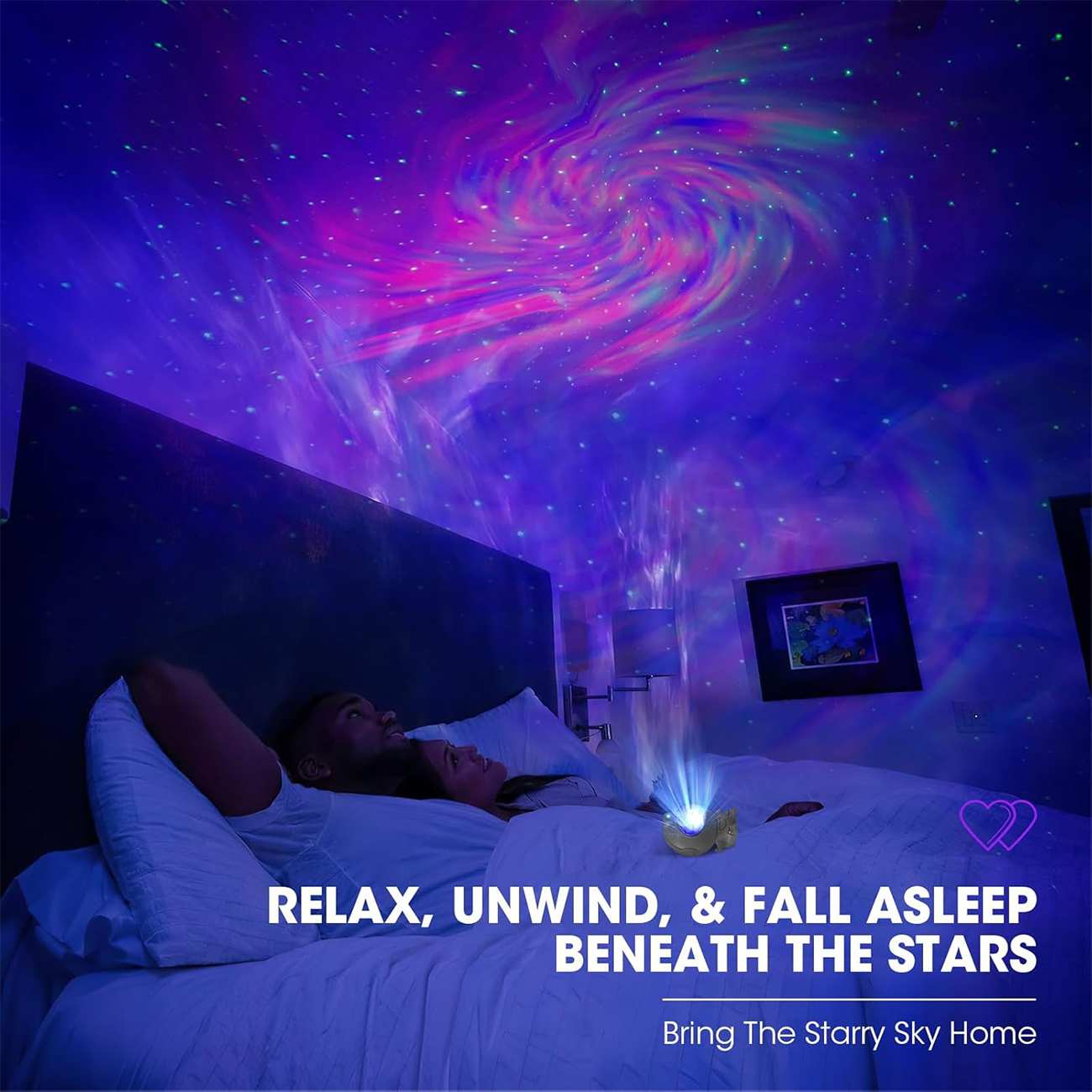 پرژکتور سحابی فضانورد شارژی Starry Sky Projector