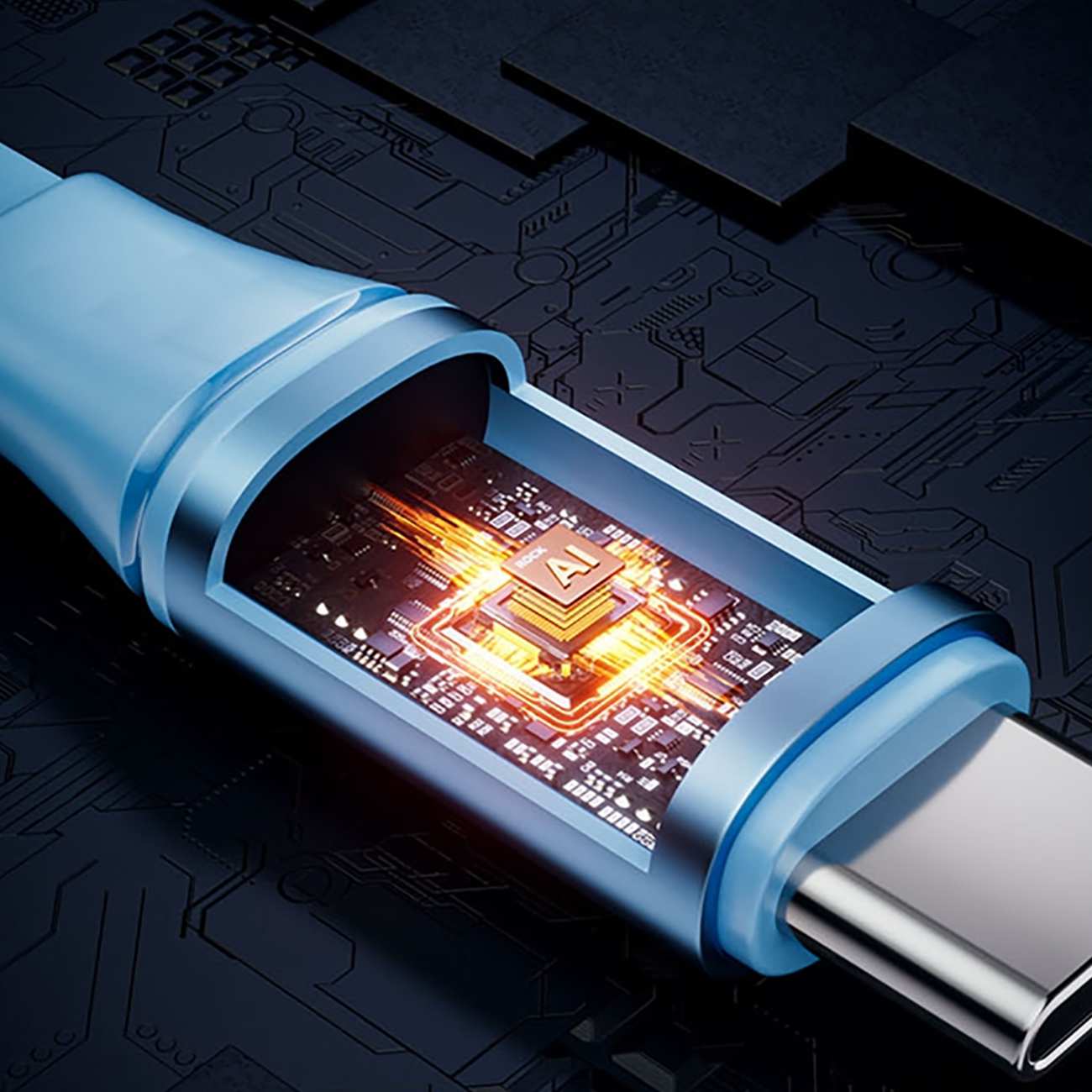 کابل چند کاره یو اس بی به تایپ سی، لایتنینگ و میکرو یو اس بی 3.5 آمپر راک RCB0864