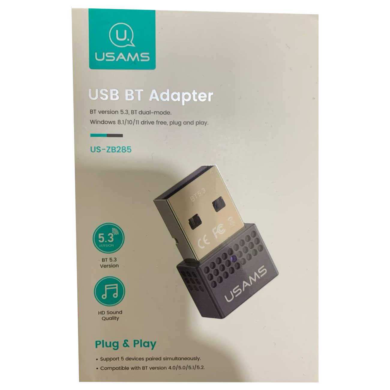 گیرنده صوتی بلوتوثی 5.3 یوسامز US-ZB285