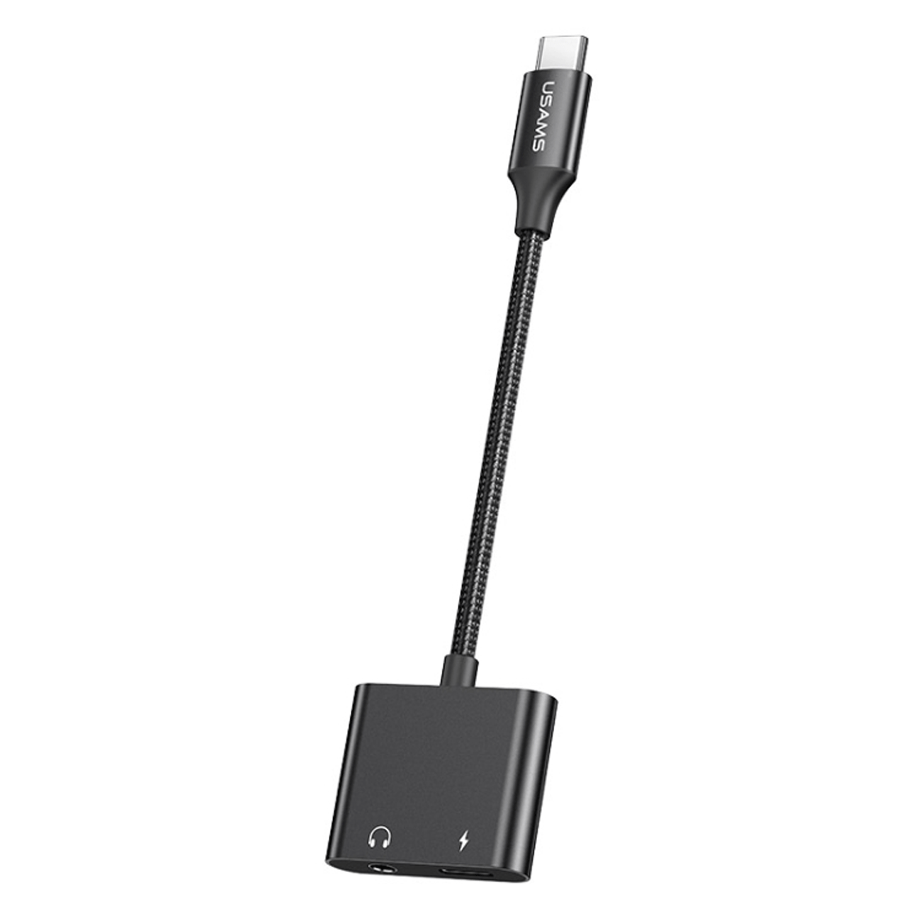 مبدل تایپ سی به تایپ سی و درگاه صدای جک 3.5 میلی متری یوسامز US-SJ598 AU15