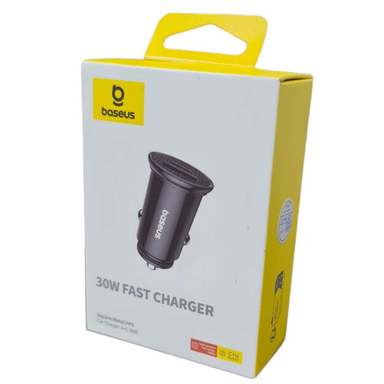 شارژر فندکی فست شارژ ماشین تایپ سی 30 وات بیسوس BS-C16C1 CCALL-Y501