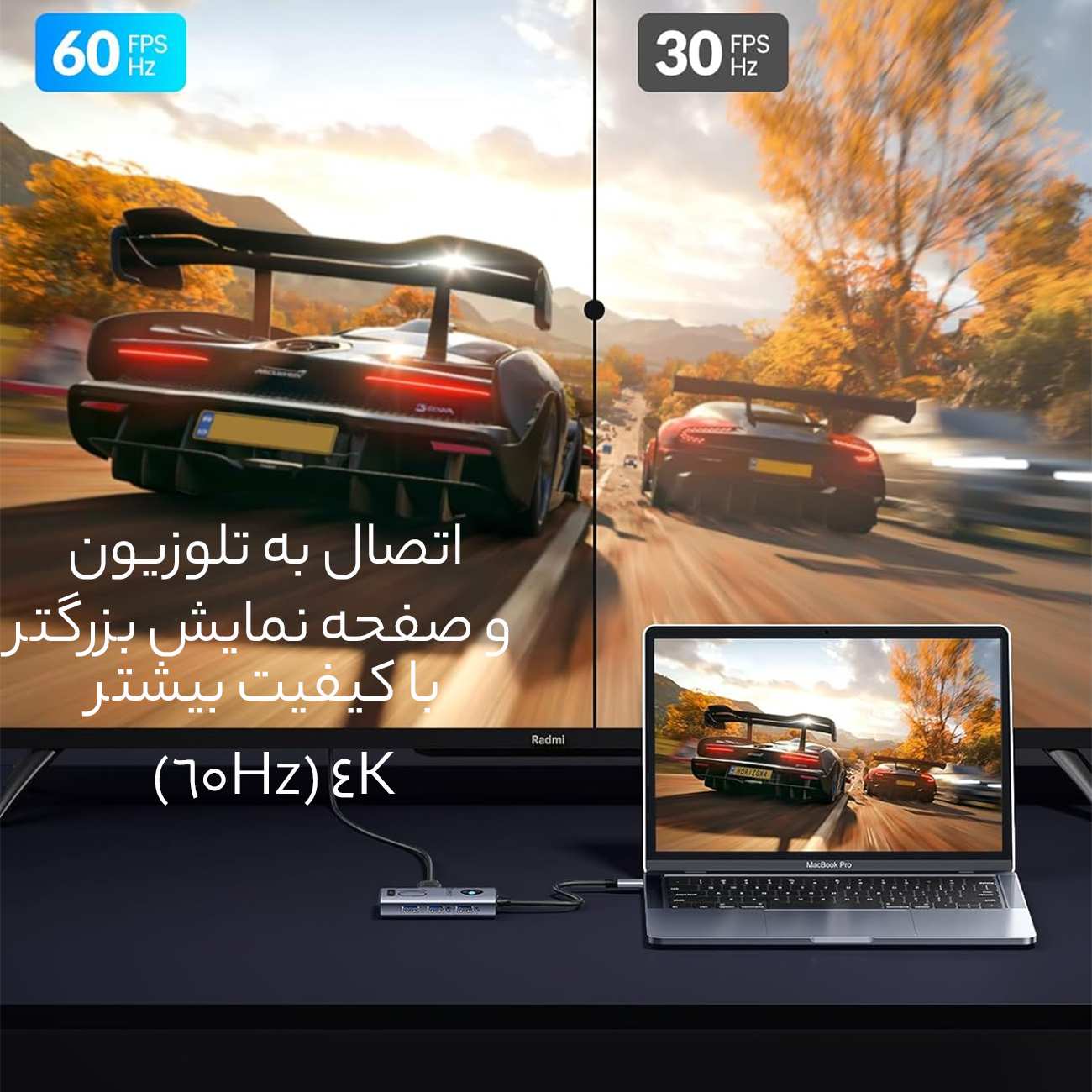 هاب تایپ سی 6 پورت اوریکو CX10-6P-GY-BP