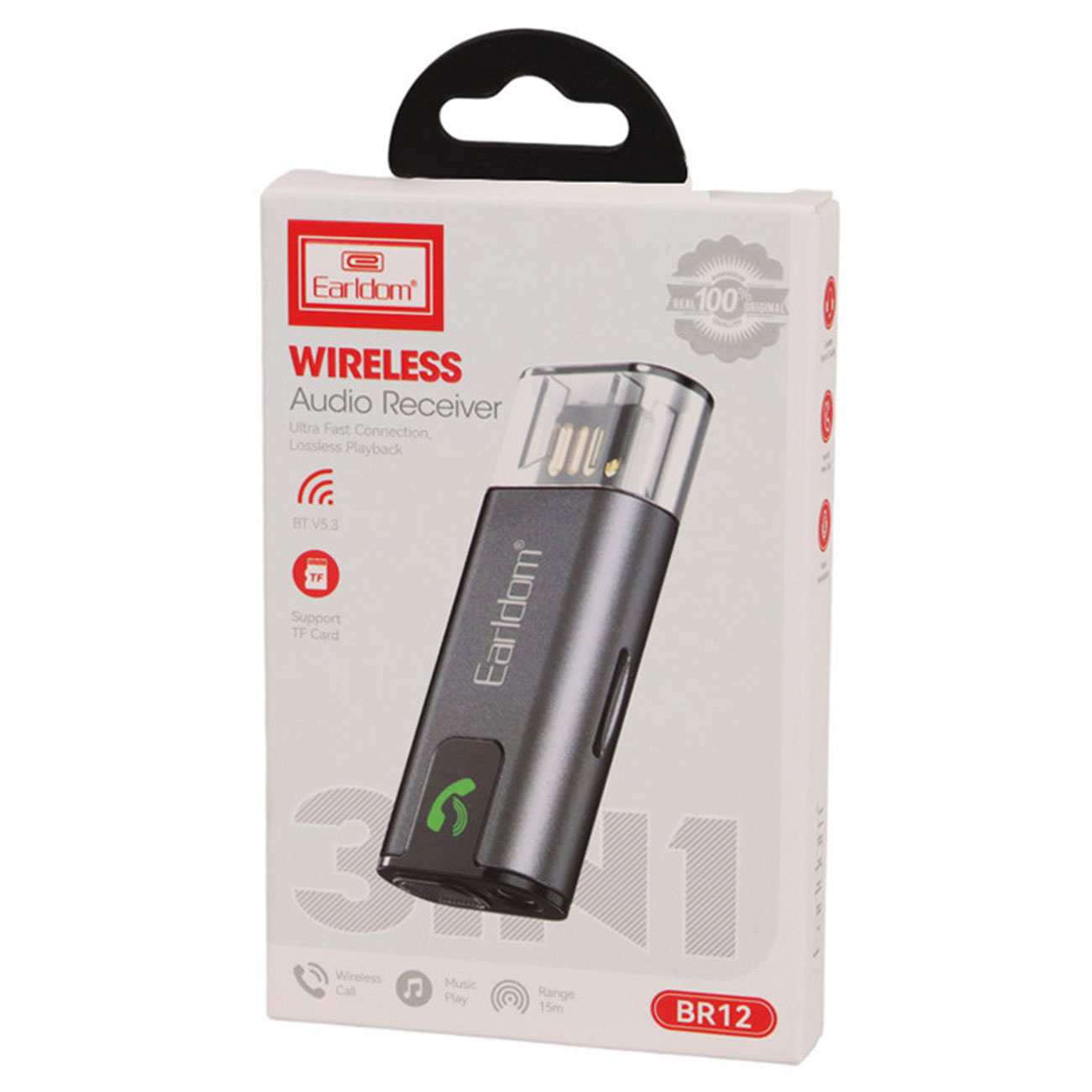 گیرنده بلوتوثی ضبط ماشین ارلدام ET-BR12