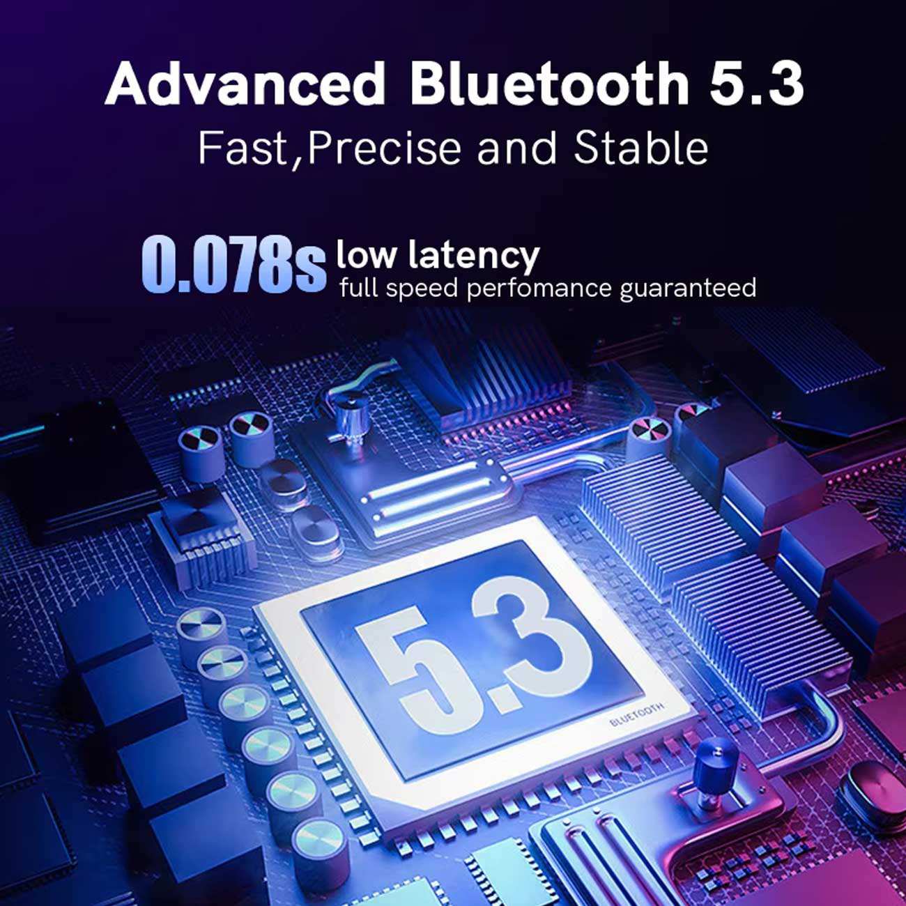 هدفون بلوتوثی 5.3 نویز کنسلینگ کیو سی وای H2 PRO