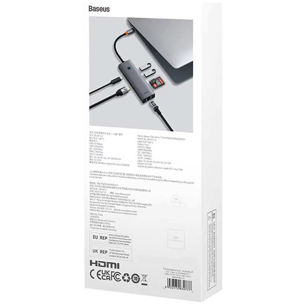 هاب تایپ سی 7 پورت بیسوس BS-OH112 B00052805813-00