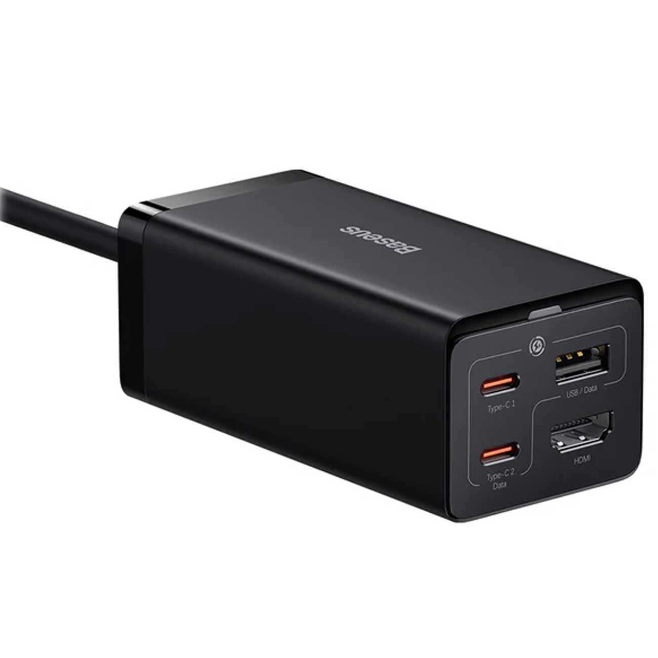 پاور هاب 4 پورت سوپر فست شارژ 67 واتی بیسوس CCGAN67-HDE BS-CCGP110201