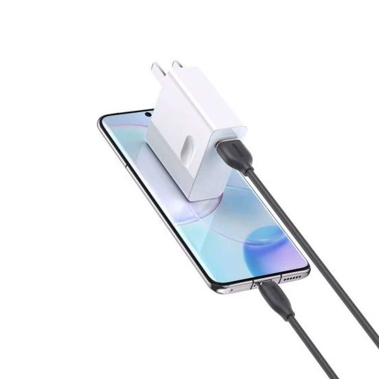 کابل سوپر فست شارژ یواس بی به تایپ سی 100 وات 2 متری بیسوس CAGD010101