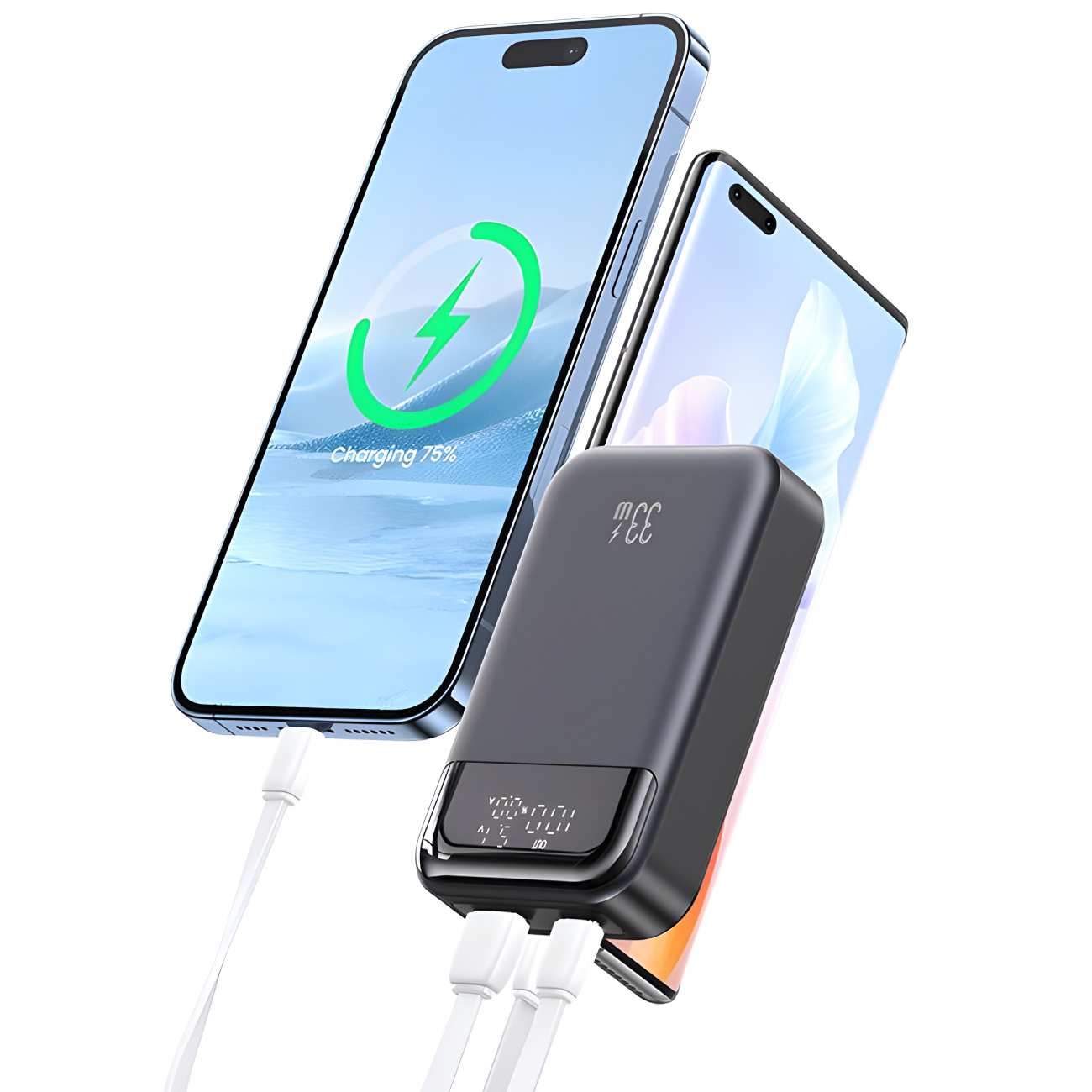 پاور بانک فست شارژ تایپ سی و یو اس بی 33 وات 10000 یوسامز US-CD221 PB74