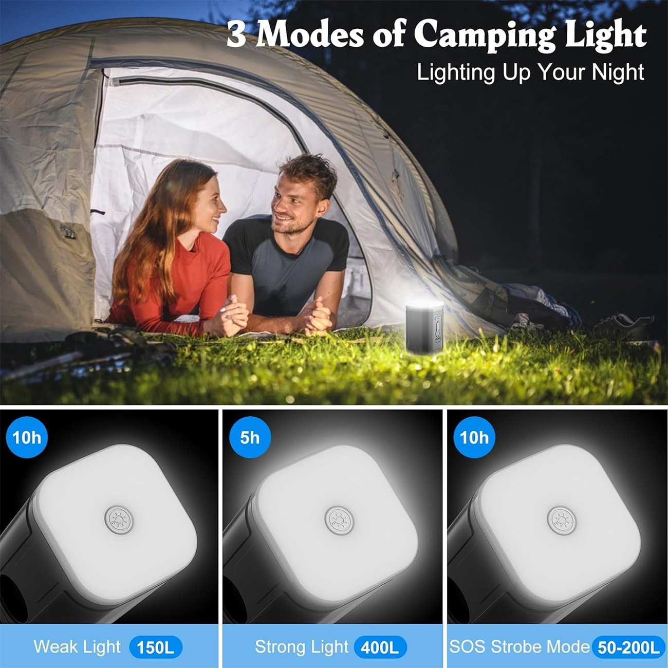 پمپ هوای کوچک و چراغ کمپینگ 66001