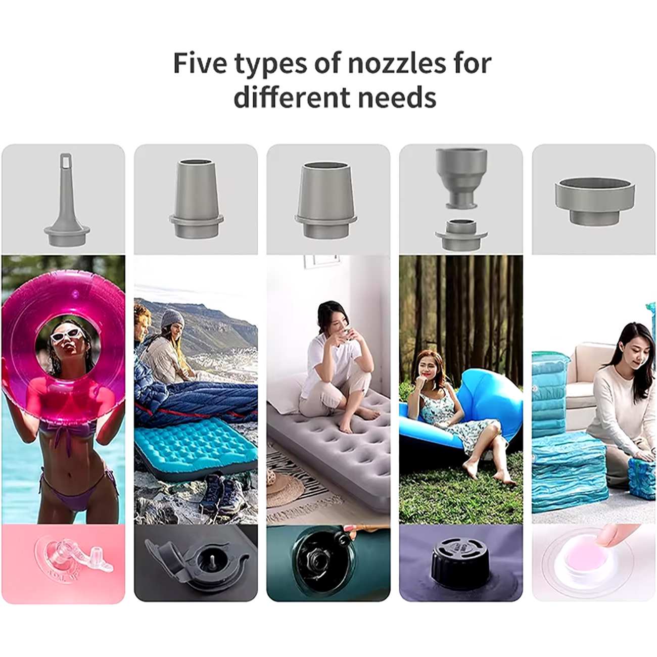 پمپ هوای کوچک و چراغ کمپینگ 66001