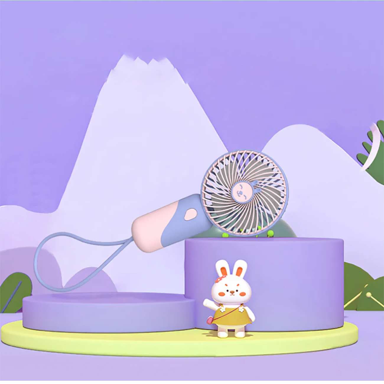 پنکه دستی شارژی فانتزی LT-S3219