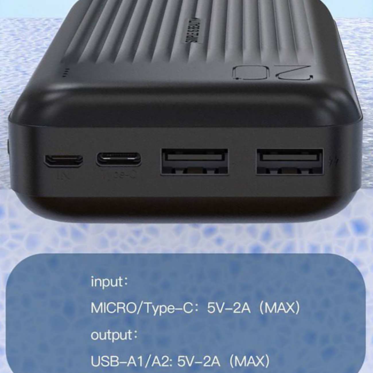 پاوربانک تایپ سی و یو اس بی 20000 ایکس او PB302