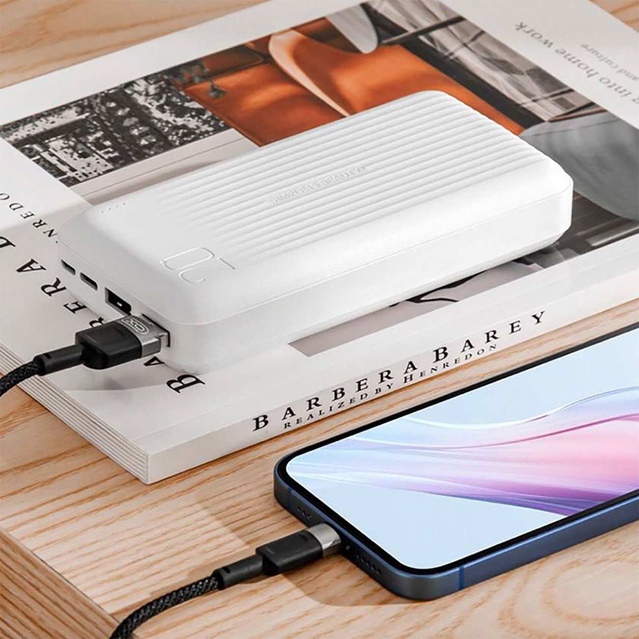 پاوربانک تایپ سی و یو اس بی 20000 ایکس او PB302