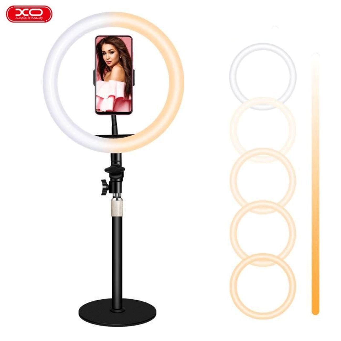 رینگ لایت 10 اینچی و هولدر گوشی موبایل ایکس او L03