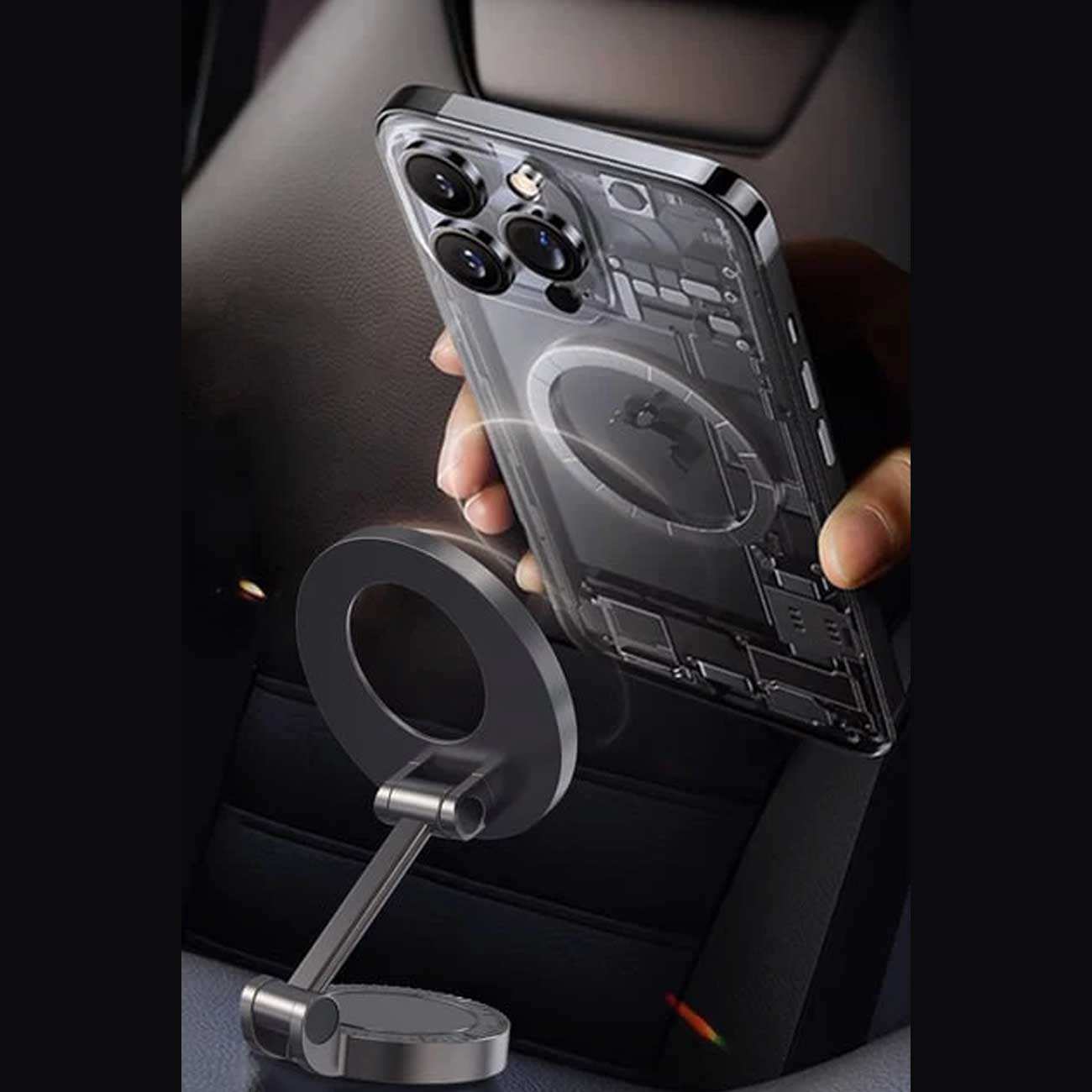 هولدر گوشی موبایل مگنتی داخل خودرو چندمنظوره ارلدام ET-EH235