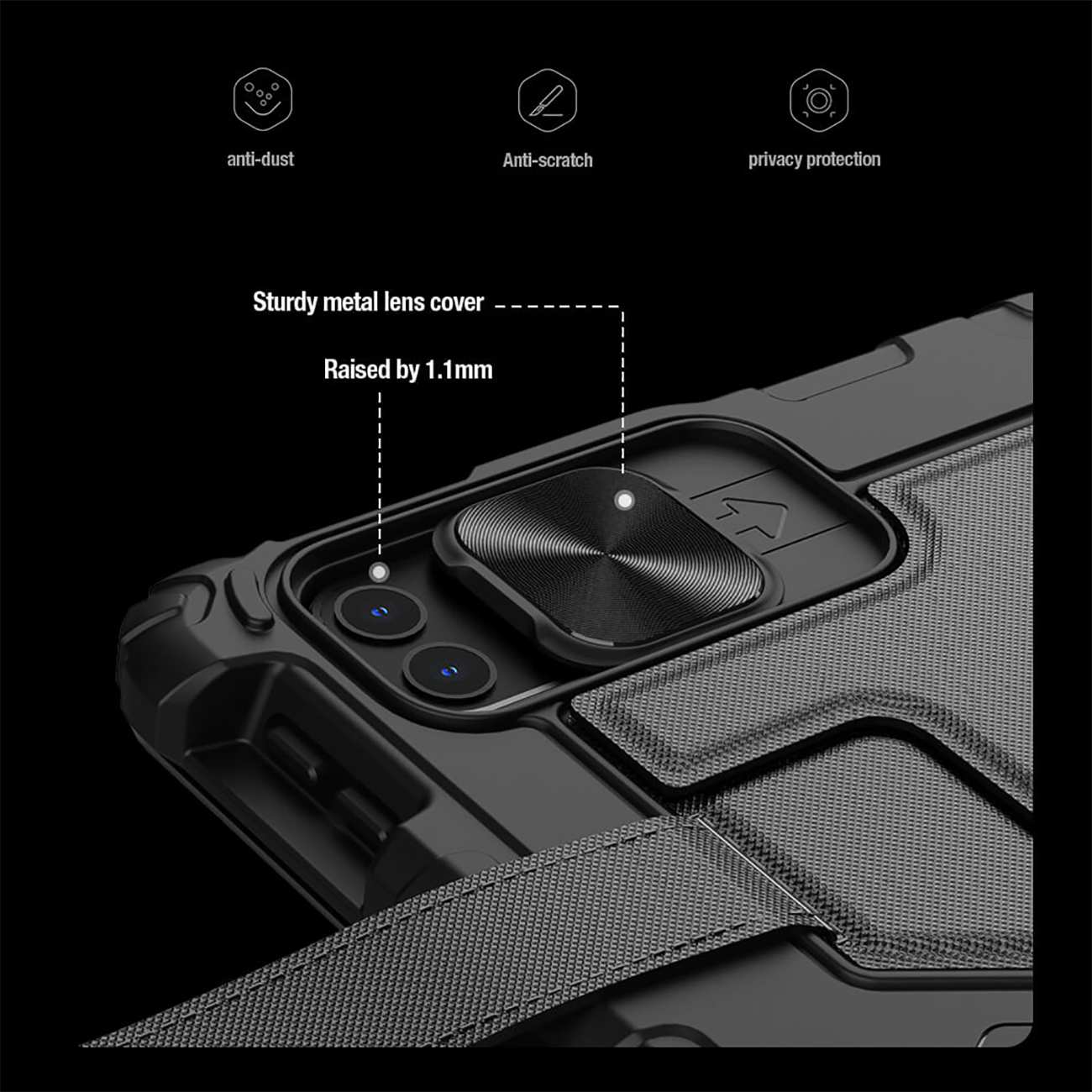 قاب کیبورددار طرح کیف آیپد ایر 11 (2024) و آیپد ایر (2022) ، آیپد ایر 5، آیپد ایر 10.9 اینچ (2020)، آیپد ایر 4، آیپد پرو 11(2020، 2021، 2022) نیلکین Bumper Go Keyboard