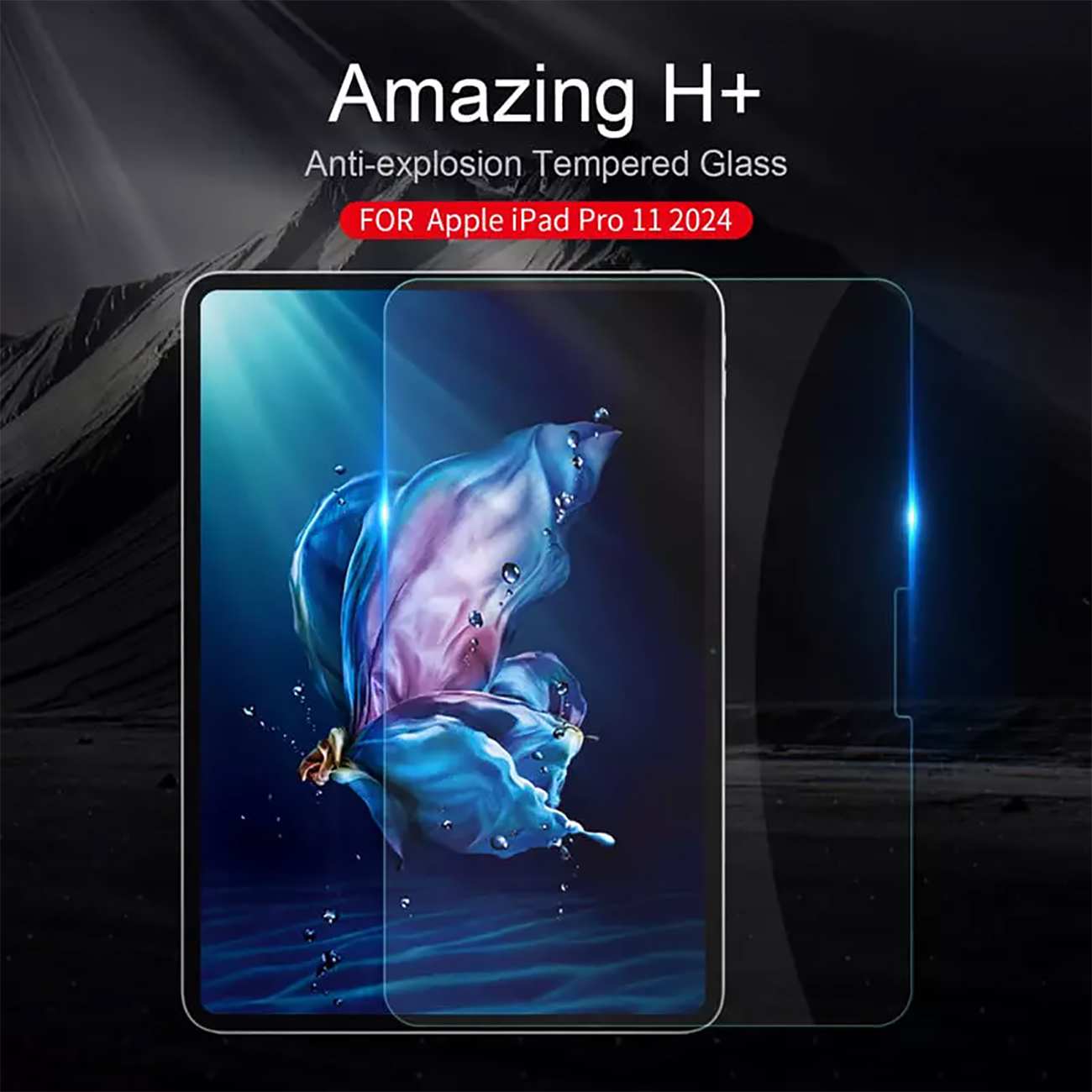 گلس آیپد پرو 11 (2024) نیلکین Amazing H+