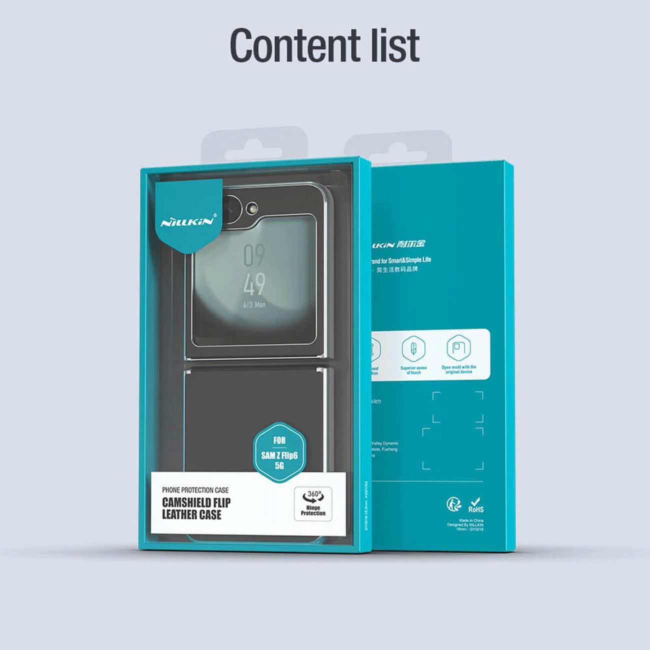 قاب محافظ گوشی سامسونگ گلکسی زد فلیپ 6 و دابلیو 23 فلیپ نیلکین CamShield Flip modern