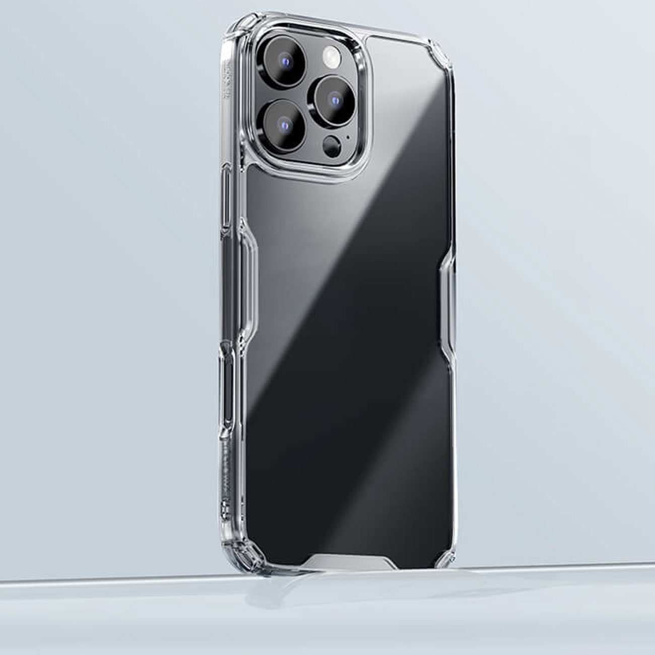 قاب محافظ شفاف آیفون 16 پرو نیلکین Nature TPU Pro