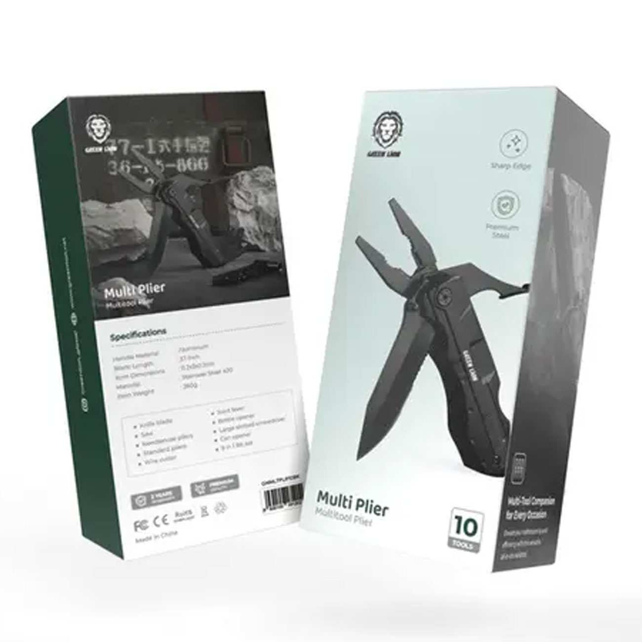 ابزار تعمیرات چندکاره گرین لاین GNMLTPLRP14BK