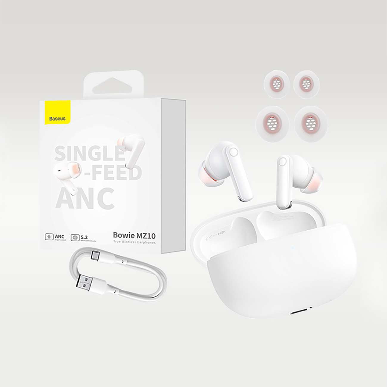 هندزفری بلوتوثی 5.2 بیسوس MZ10 NGTW340001