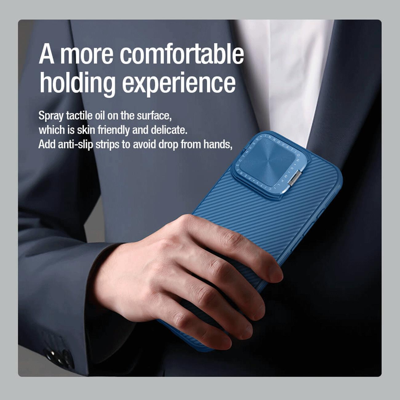 قاب محافظ گوشی آیفون 16 پرو نیلکین Camshield Prop Camera protective