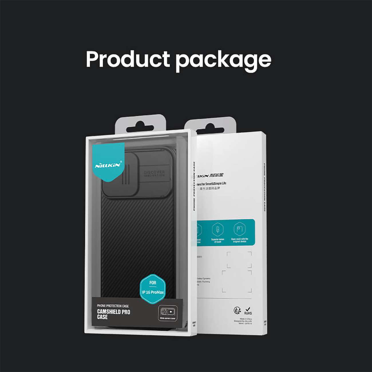 قاب محافظ گوشی آیفون 16 پرومکس نیلکین CamShield Pro Camera protective