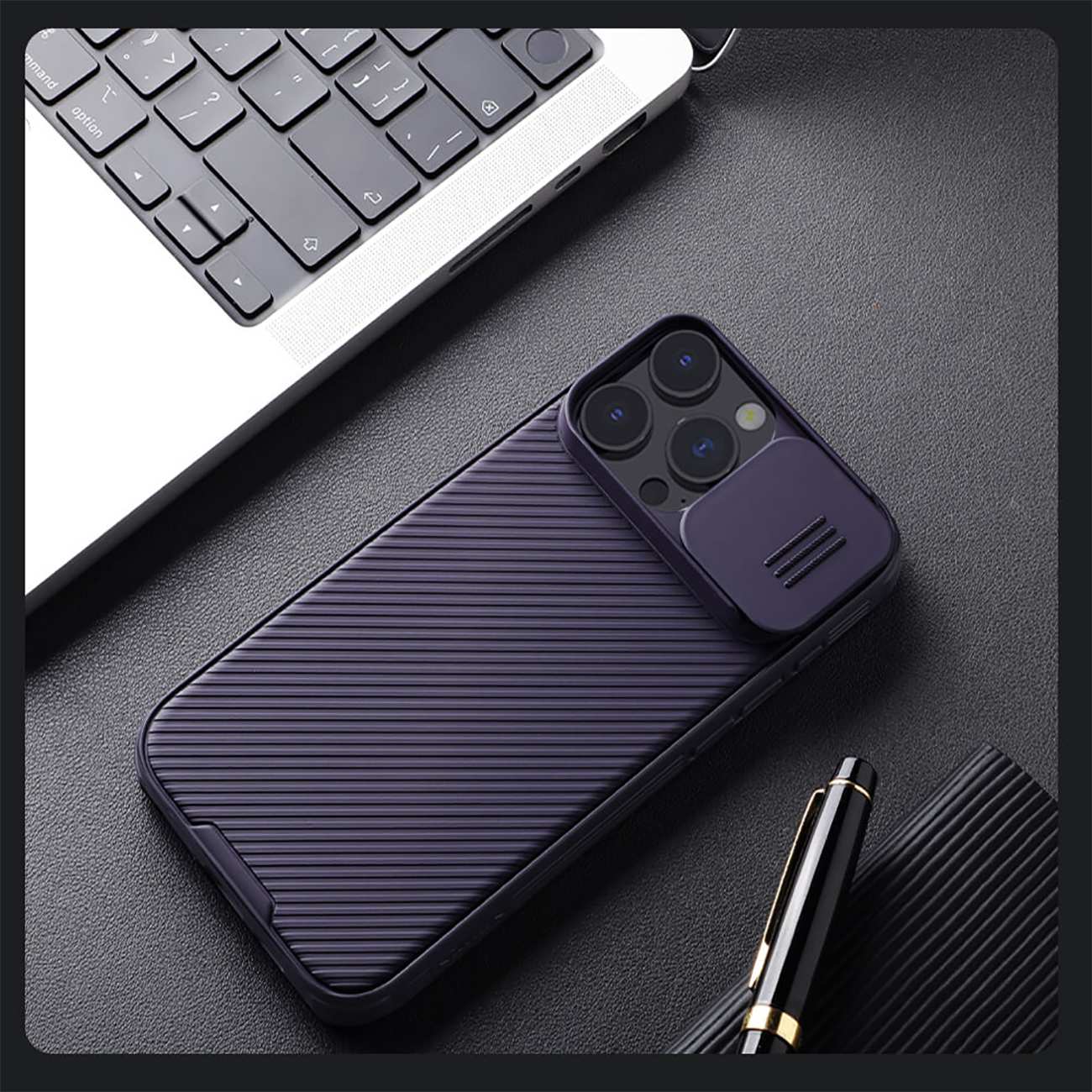 قاب محافظ گوشی آیفون 16 پرومکس نیلکین CamShield Pro Camera protective