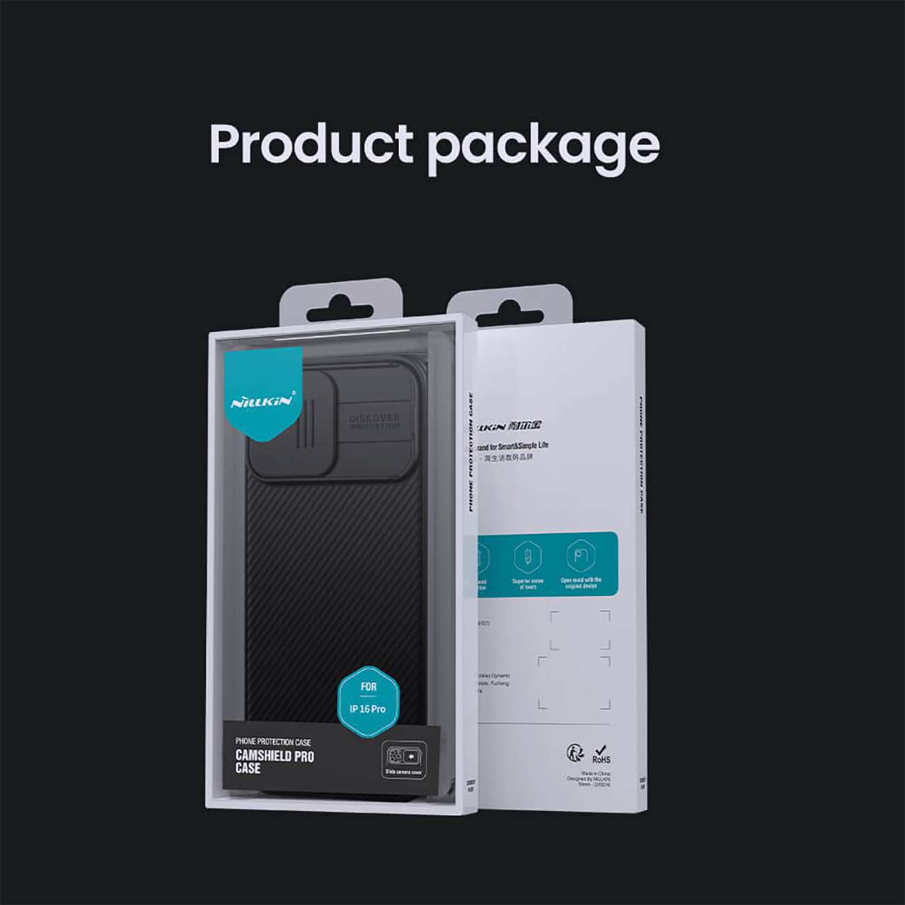 قاب محافظ گوشی آیفون 16 پرو نیلکین CamShield Pro Camera protective