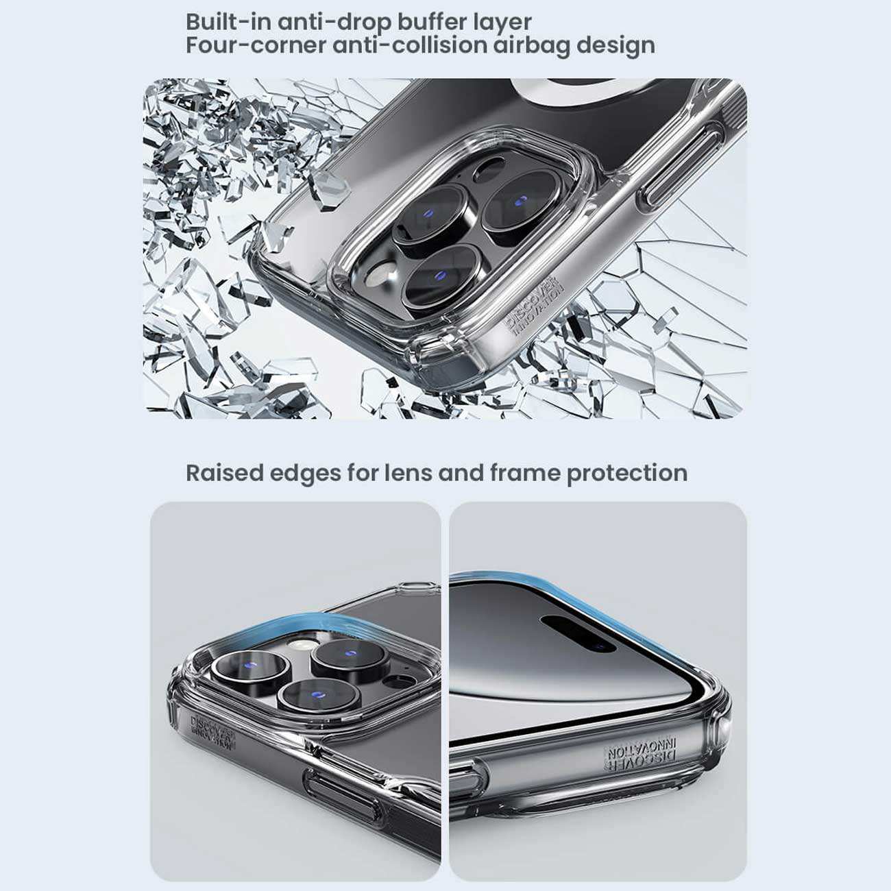 قاب شفاف مگنتی گوشی آیفون 16 پرومکس نیلکین Nature TPU Pro Magnetic