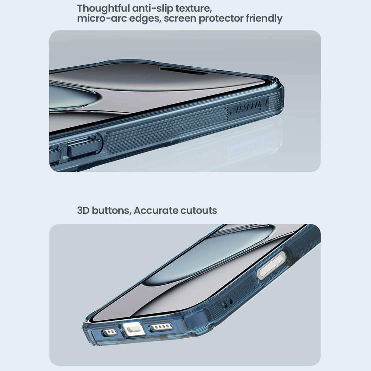 قاب شفاف مگنتی گوشی آیفون 16 پرومکس نیلکین Nature TPU Pro Magnetic