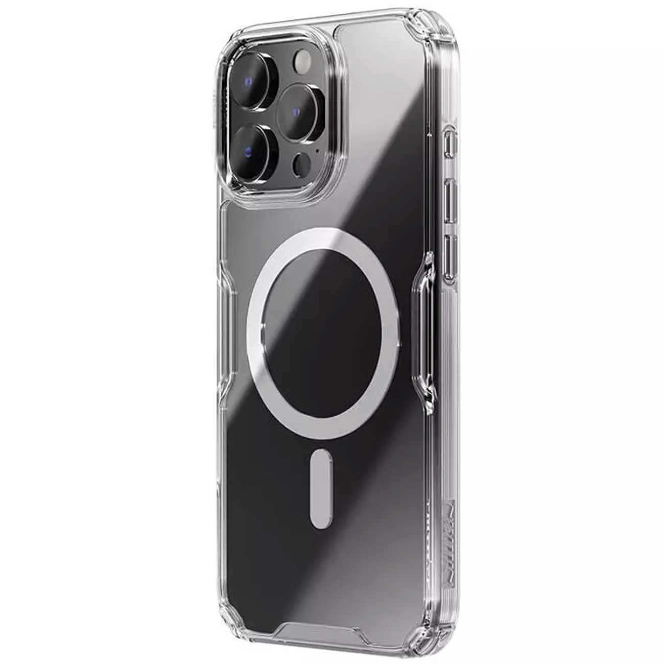 قاب شفاف مگنتی گوشی آیفون 16 پرومکس نیلکین Nature TPU Pro Magnetic