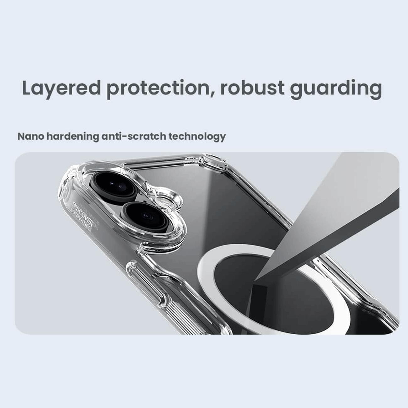 قاب مگنتی شفاف گوشی آیفون 16 نیلکین Nature TPU Pro Magnetic
