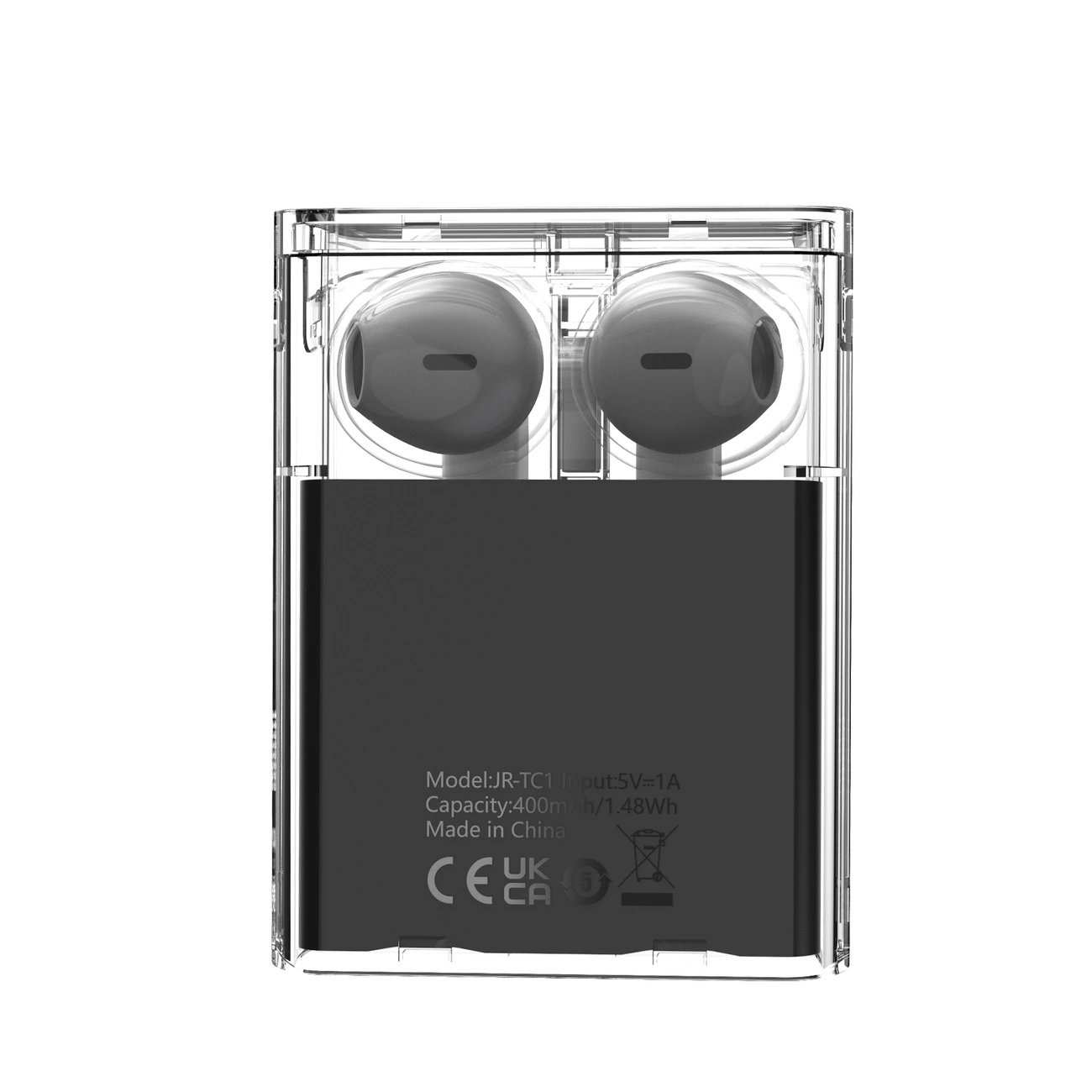 هندزفری بلوتوثی 5.3 طرح شفاف با چراغ ال ای دی جویروم JR-TC1