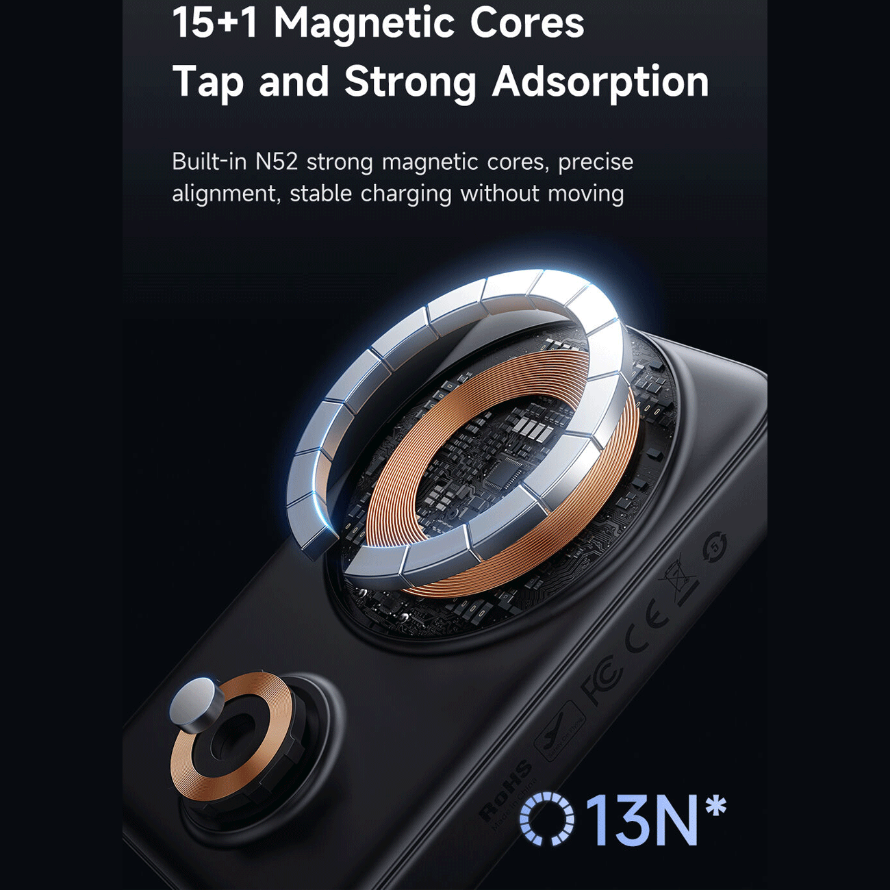 پاوربانک وایرلس گوشی آیفون و اپل واچ مک دودو MC-146