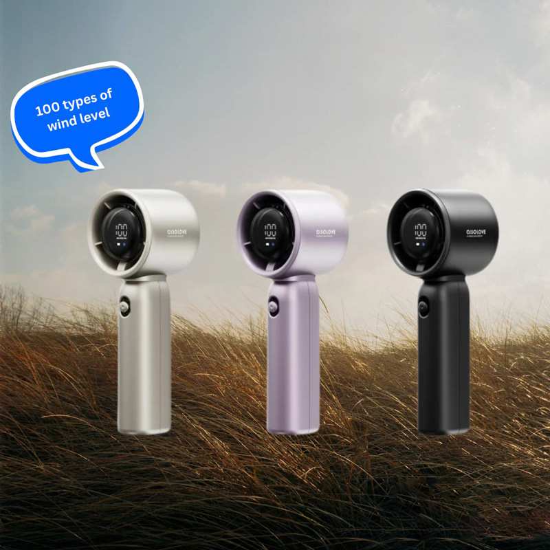 پنکه دستی شارژی دارای صفحه نمایش دیجیتال F15