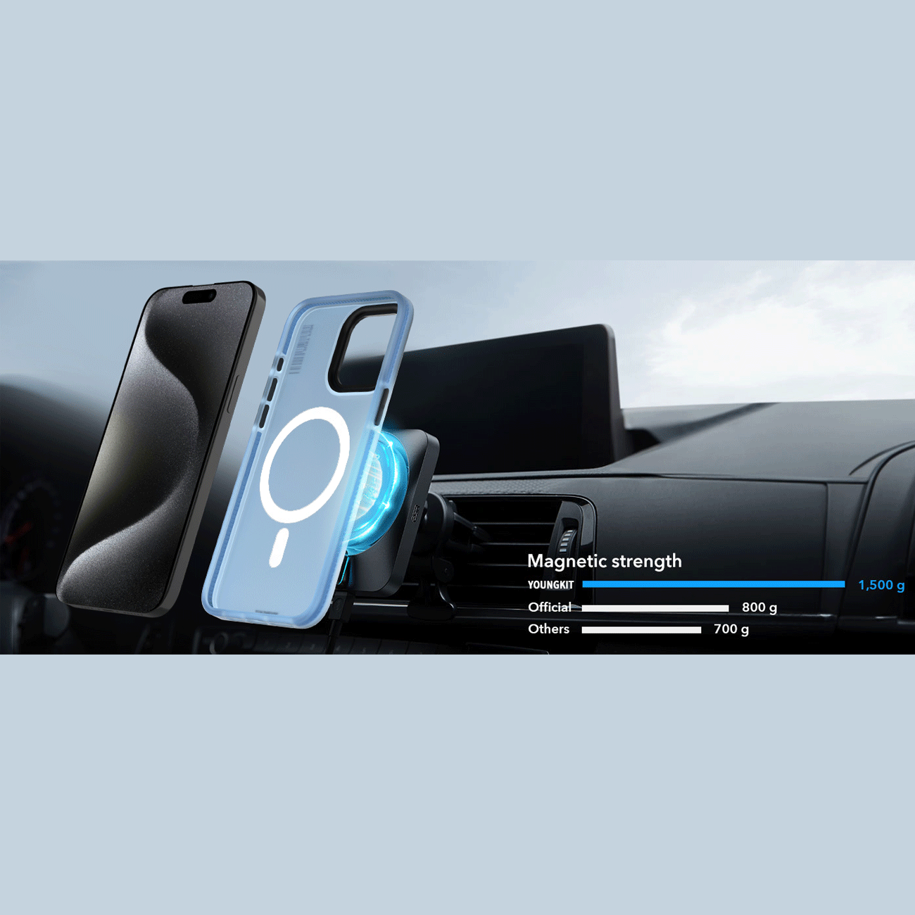 قاب مگنتی گوشی آیفون 15 پرومکس یانگکیت CScx003