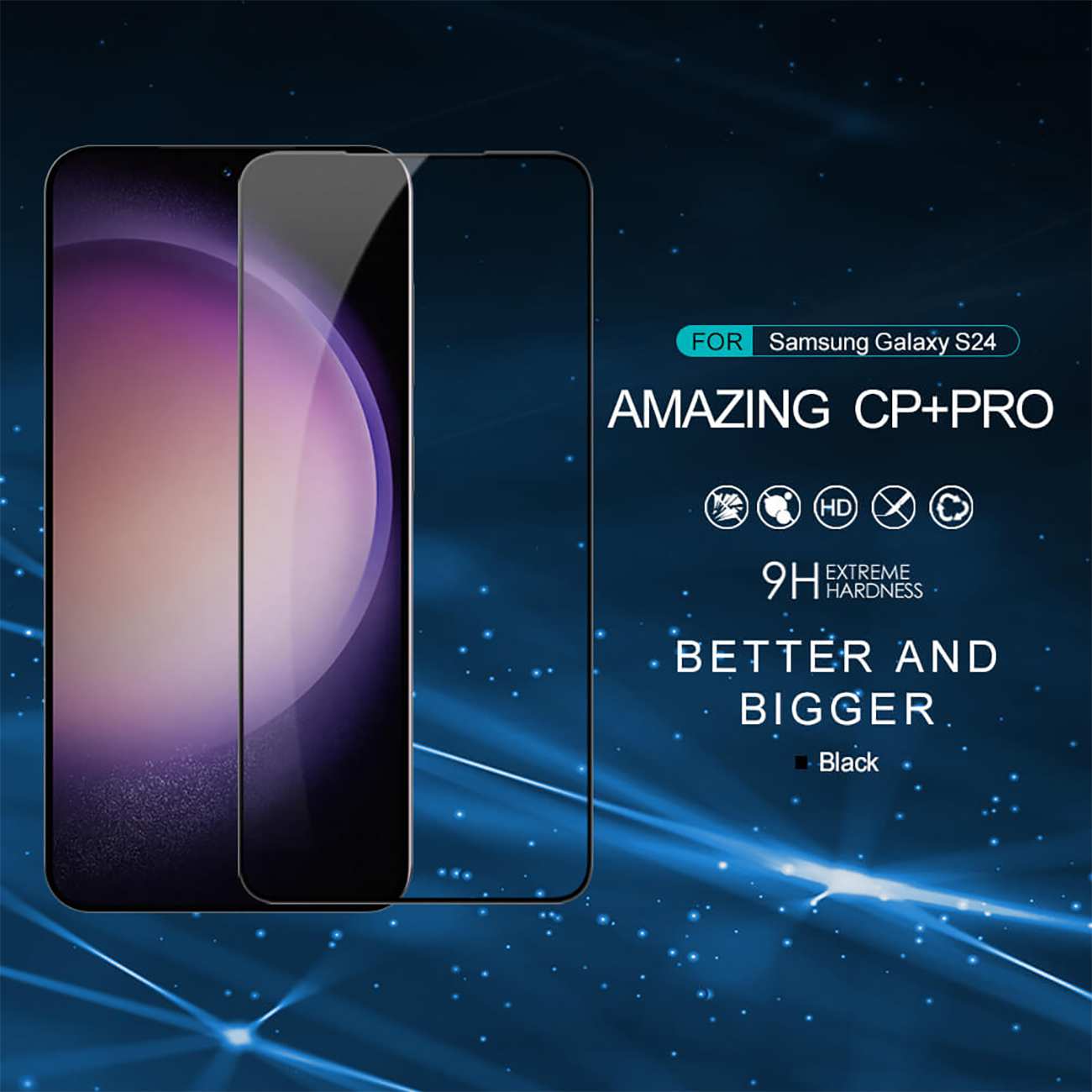 گلس گوشی سامسونگ گلکسی اس 24 اف ای نیلکین Amazing CP+ Pro