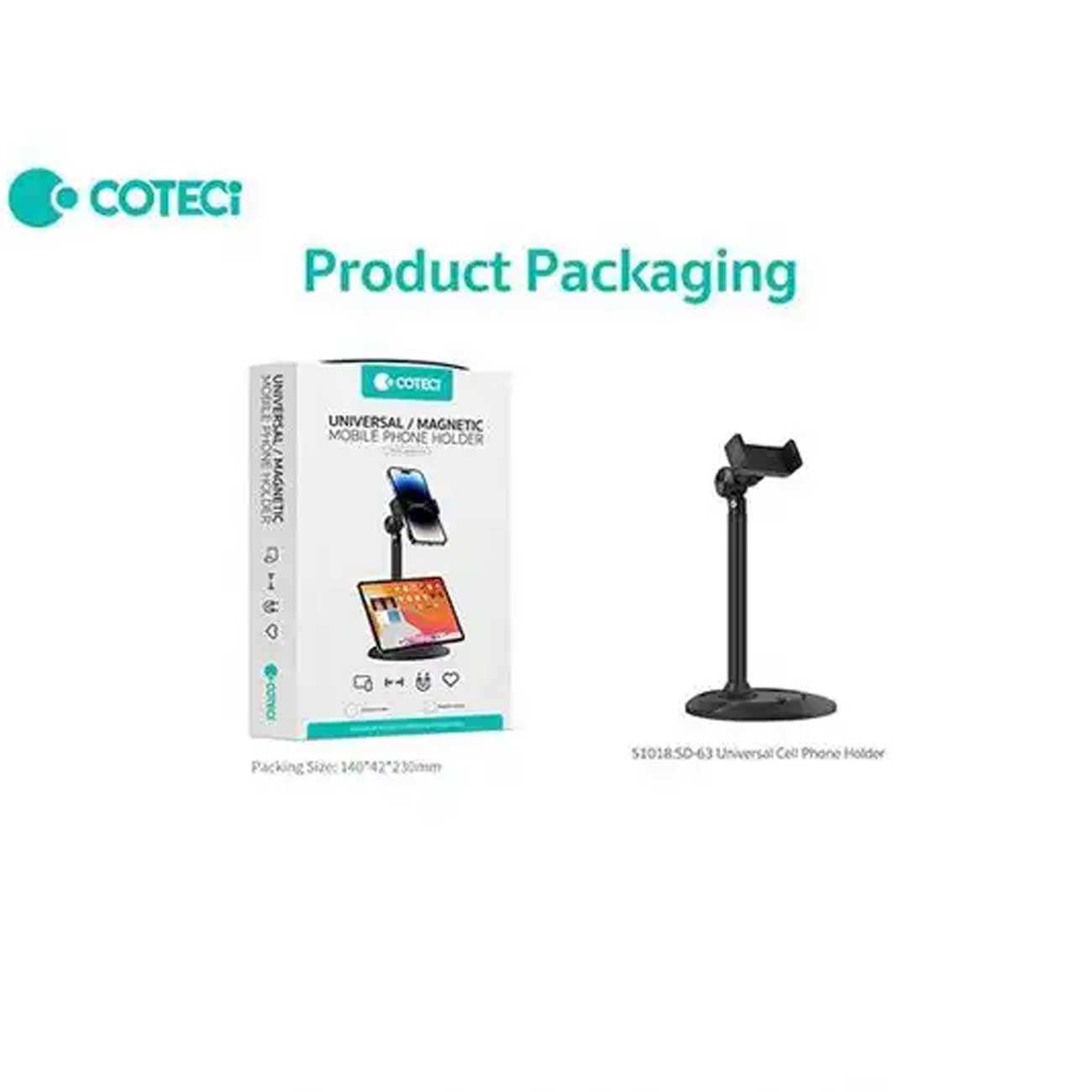 هولدر گوشی موبایل و تبلت رومیزی بازو بلند کوتسی 51018 SD-63