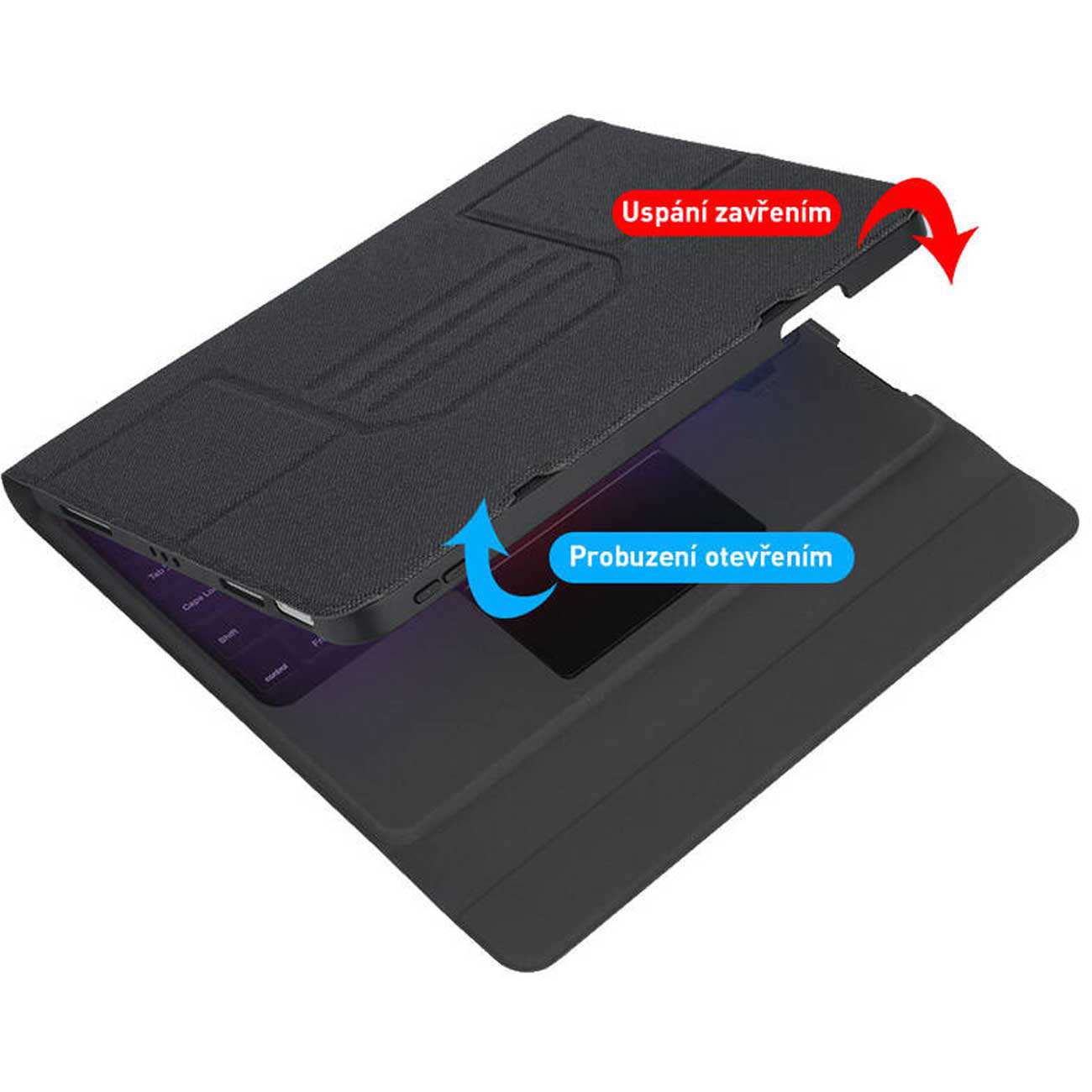 قاب کلاسوری بلوتوثی کیبورددار آیپد ایر 4 و 5 10.9 اینچ و آیپد پرو 11 اینچ (2020، 2021) کوتسی 61013