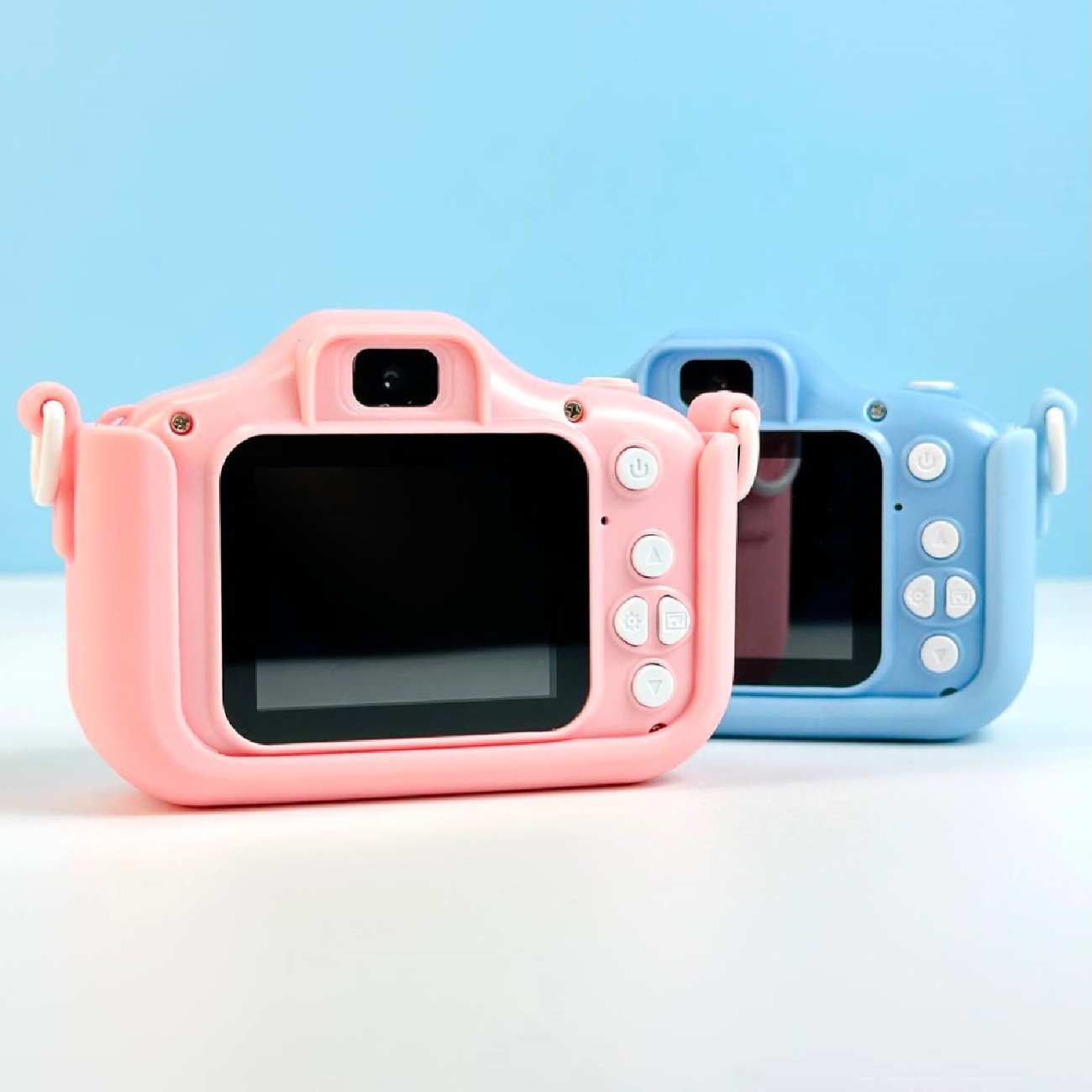 دوربین عکاسی و فیلم برداری کودکانه فانتزی با لنز دوگانه ایکس او XJ01