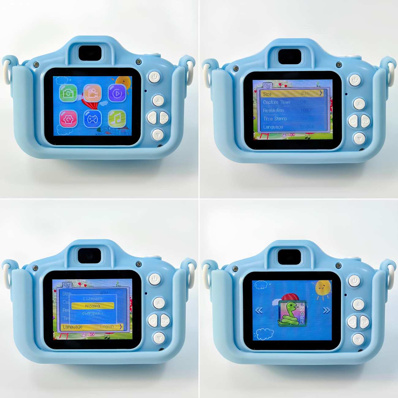 دوربین عکاسی و فیلم برداری کودکانه فانتزی با لنز دوگانه ایکس او XJ01