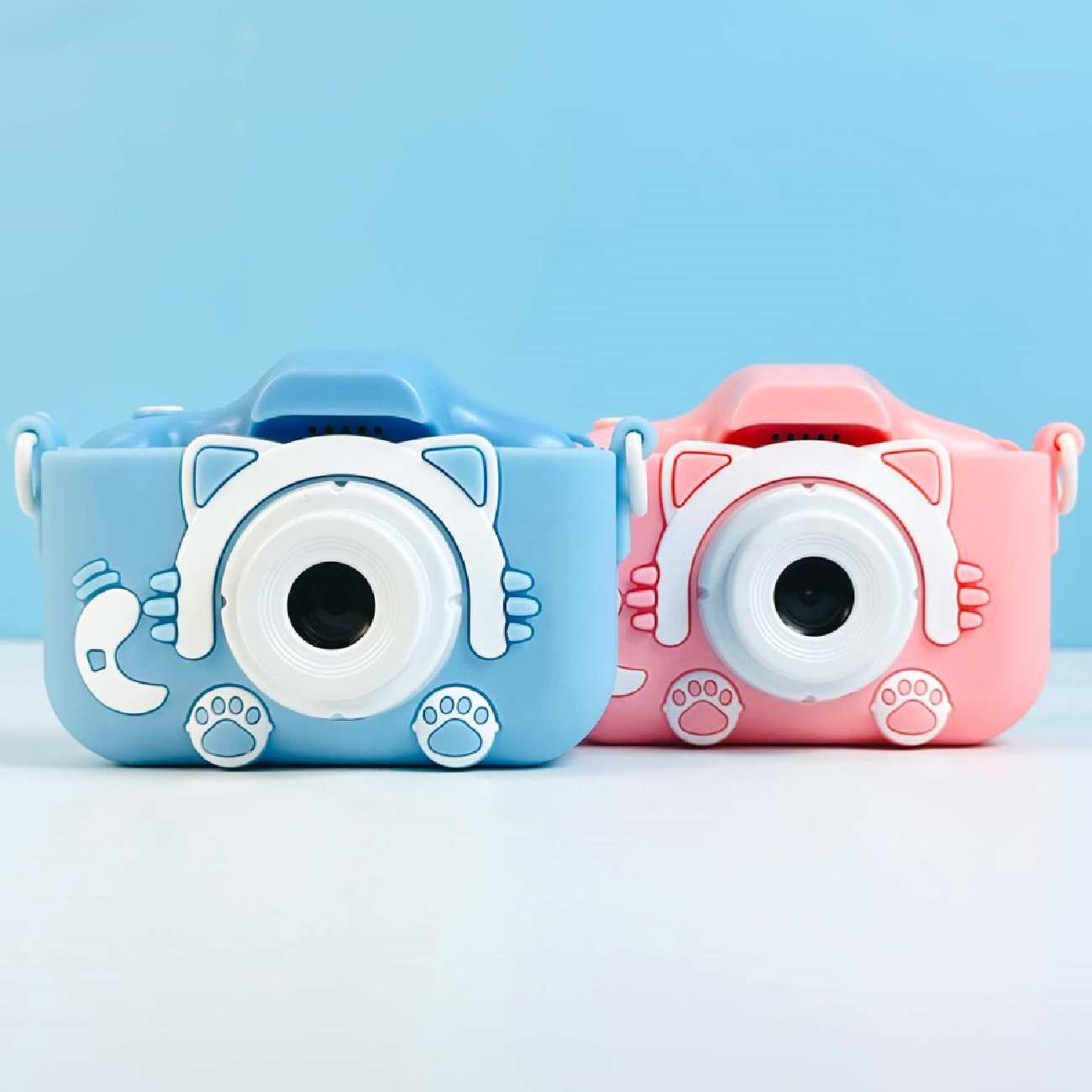 دوربین عکاسی و فیلم برداری کودکانه فانتزی با لنز دوگانه ایکس او XJ01